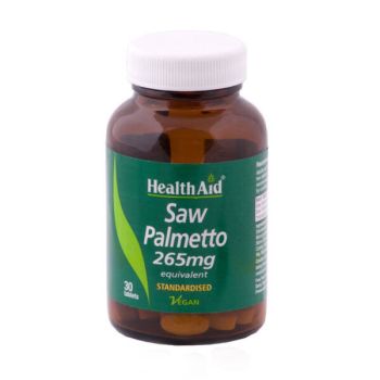 Health Aid Saw Palmetto 265mg 30tabs