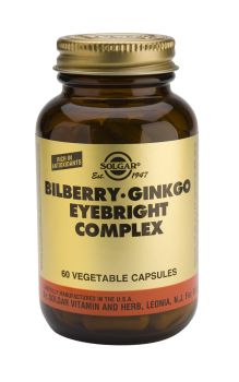 Solgar Bilberry Ginkgo Eyebright Complex 60 Caps