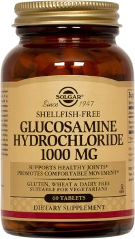 Solgar Glucosamine HCl 1000mg (Shellfish-Free) tabs 60s