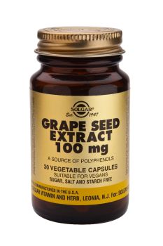 Solgar Grape Seed Extract 100mg caps 30s