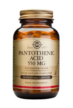 Solgar Pantothenic Acid 550mg 100 Tabs