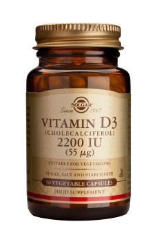 Solgar Vitamin D3 2200IU 55μg 50caps