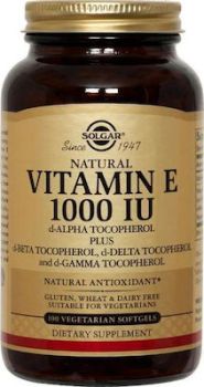 Solgar Vitamin E 1000 IU 100softgels