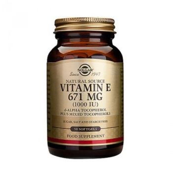 Solgar Vitamin E 1000IU 50softgels
