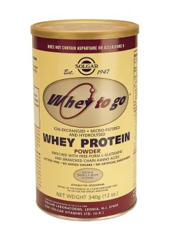 Solgar Whey To Go Protein Vanilla Powder 340gr