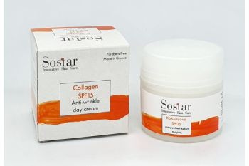 Sostar Αντιγηραντική Κρέμα SPF15 Με Κολλαγόνο 50ml
