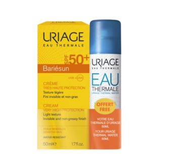 Uriage Bariesun Cream Spf50+ 50ml & Eau Thermale 50ml