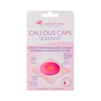 Vican Carnation Callous Caps Αυτοκόλλητα Επιθέματα Αφαίρεσης Κάλων 2τμχ