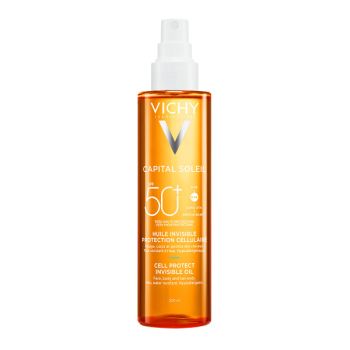 Vichy Capital Soleil UV-Clear Spf50+ Anti-Imperfections Water Fluid 40ml Λεπτόρρευστο Αντηλιακό Προσώπου  Υψηλής Προστασίας, Κατά των Ατελειών, για Λιπαρές Επιδερμίδες