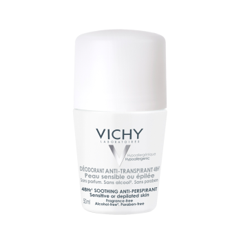 Vichy Deodorant 48h Sensitive Skin Roll-On Αποσμητικό Για Ευαίσθητες Επιδερμίδες 50ml