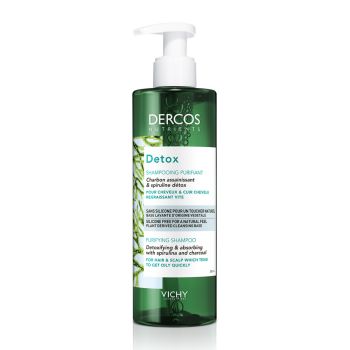 Vichy Dercos Nutrients Detox Shampoo για Λιπαρά Μαλλιά 250ml