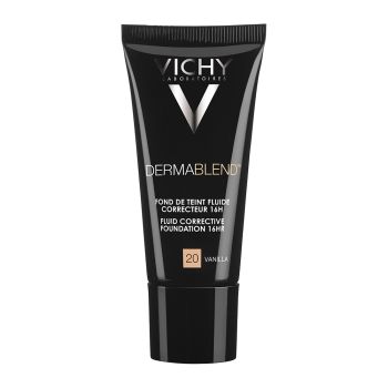 Vichy Dermablend Corrective Foundation Fluid SPF25 No20 Vanilla Διορθωτικό make-up με λεπτόρρευστη υφή 30ml