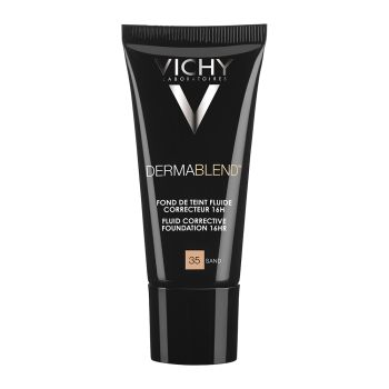 Vichy Dermablend Corrective Foundation Fluid SPF25 No35 Sand Διορθωτικό make-up με λεπτόρρευστη υφή 30ml