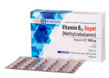 VioGenesis Vitamin B12 [Methylcobalamin] 1000 μg DEPOT 30 tabs