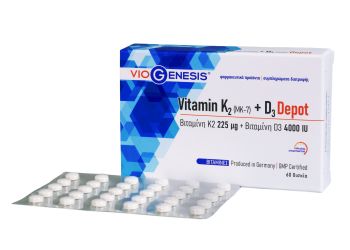 VioGenesis Vitamin K2 [MK-7] 225 μg + Vitamin D3 4000 IU DEPOT 60 tabs