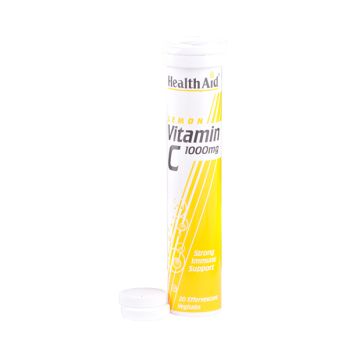Health Aid Vitamin C 1000mg Lemon 20eff tabs