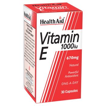 Health Aid Vitamin E 1000IU 30 Caps