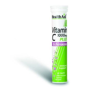 Health Aid Vit C 1000Mg Echinacea-Lemon 20Eff
